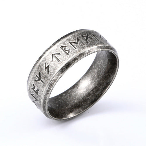 Beier Stainless Steel Odin Norse Viking Rune Ring