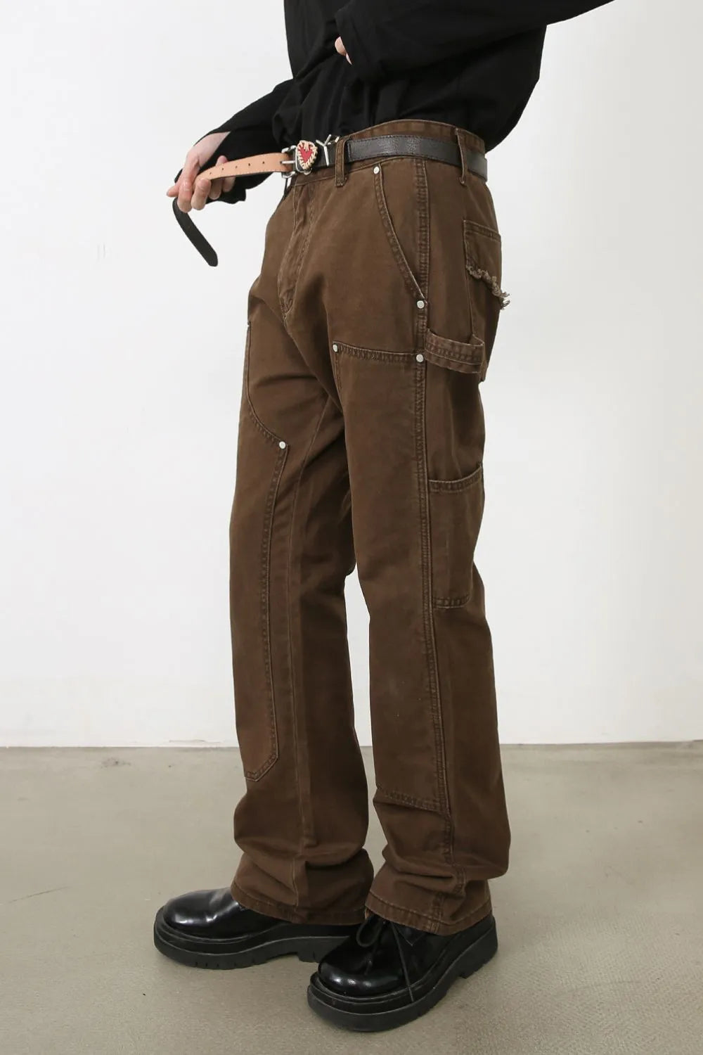 Men's Jeans with Cargo Pockets