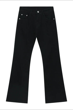 Men’s Classic Black Straight-Leg Denim Jeans – Non-Stretch Cotton Blend, Everyday Fit