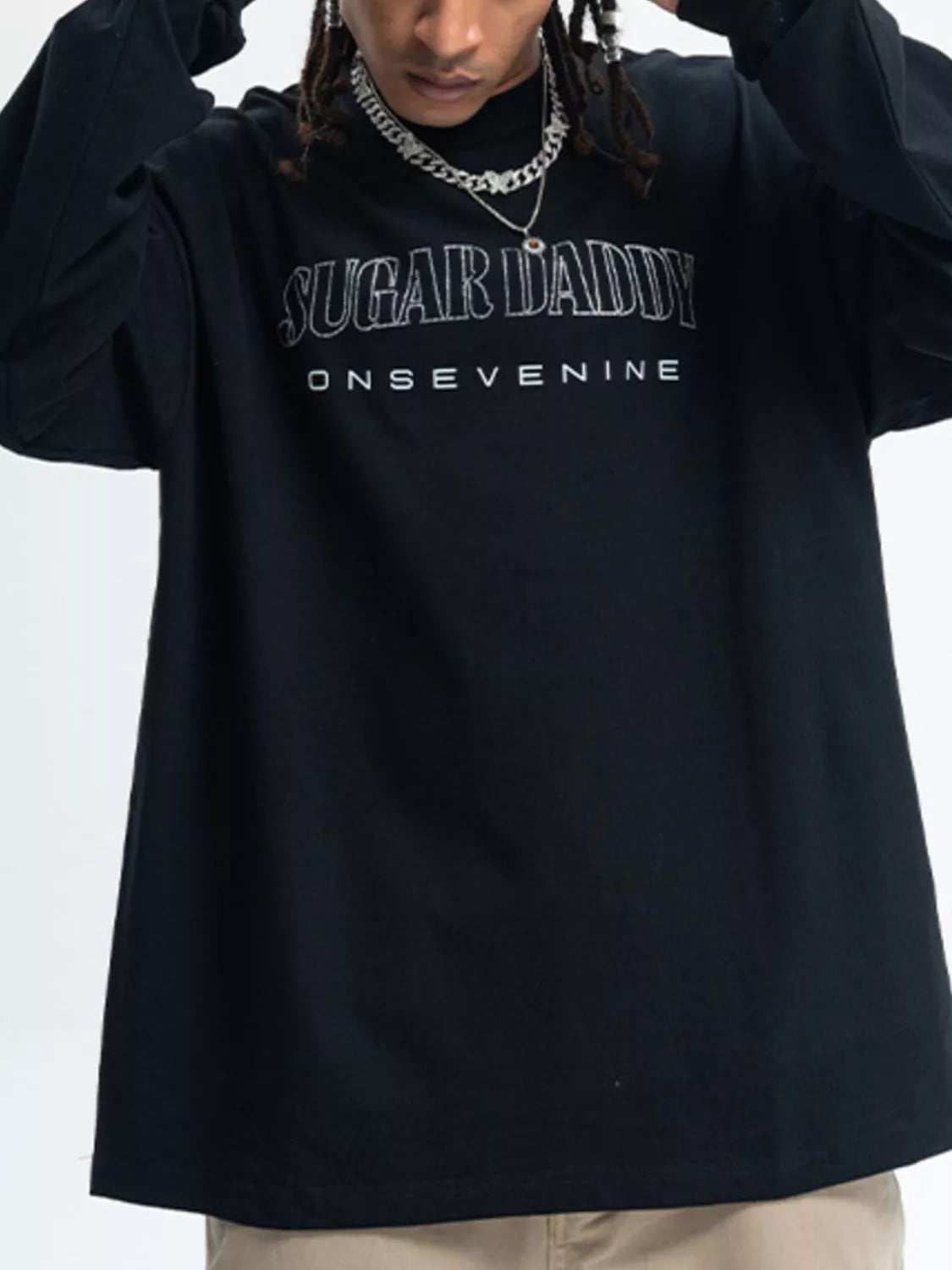 Men's Round Neck Letter Graphic T-Shirt