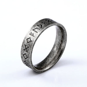 Beier Stainless Steel Odin Norse Viking Rune Ring