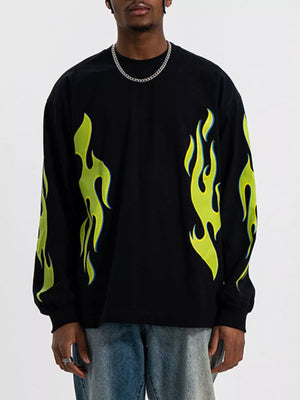 Men's Round Neck Long Sleeve T-Shirt