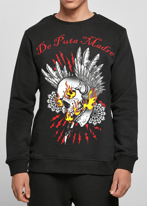 Men's sweatshirt design An angel Skull