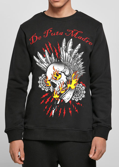 Men's sweatshirt design An angel Skull