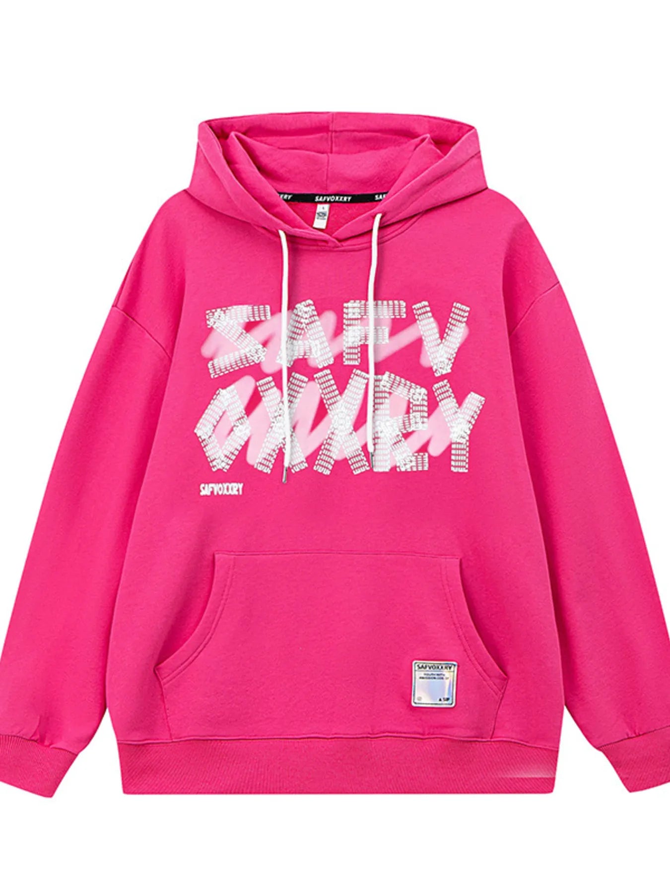 Men's Drawstring Letter Graphic Long Sleeve Hoodie