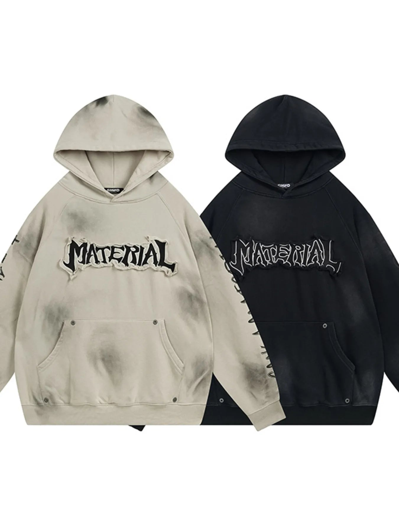Men's Letter Graphic Long Sleeve Oversized Hoodie