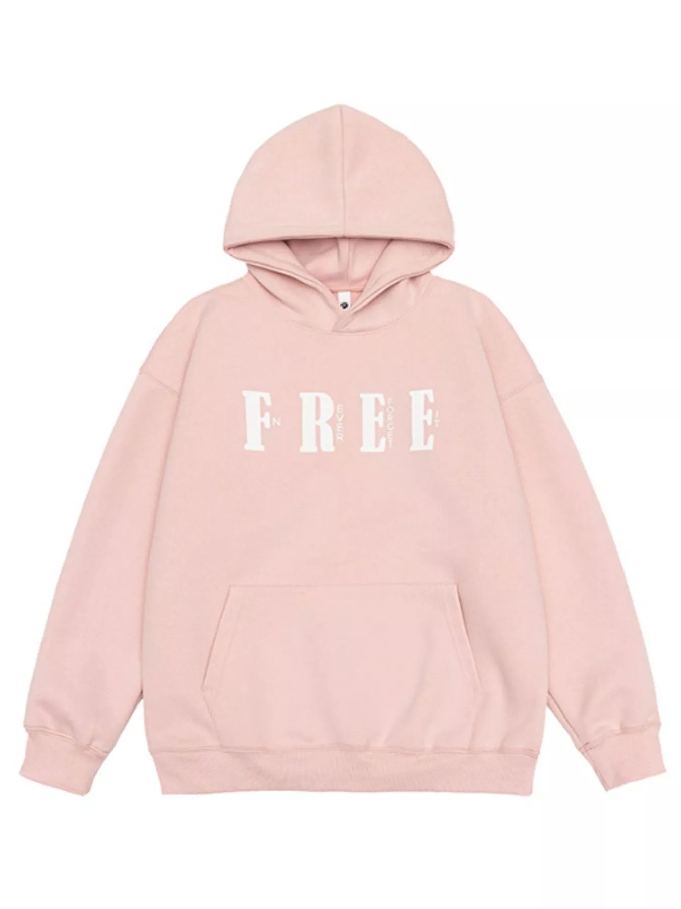 Men's Plus Size Drop Shoulder Kangaroo Pocket Hoodie