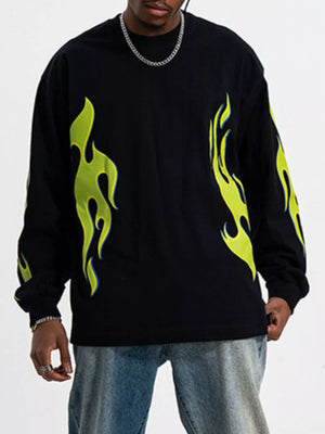 Men's Round Neck Long Sleeve T-Shirt