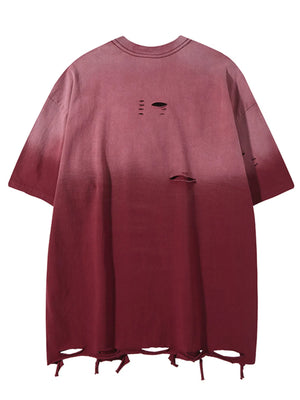 Men's Vintage Distressed Oversized T-Shirt