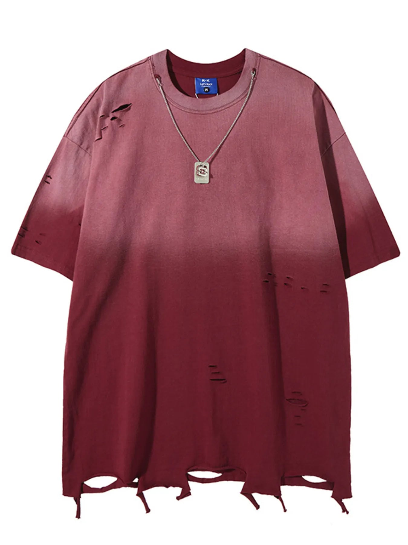 Men's Vintage Distressed Oversized T-Shirt
