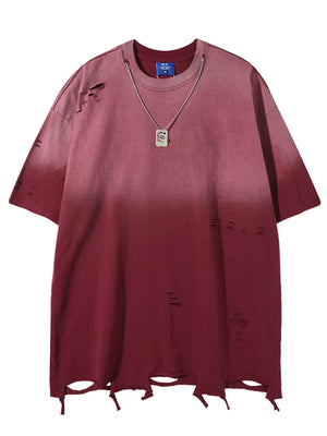Men's Vintage Distressed Oversized T-Shirt