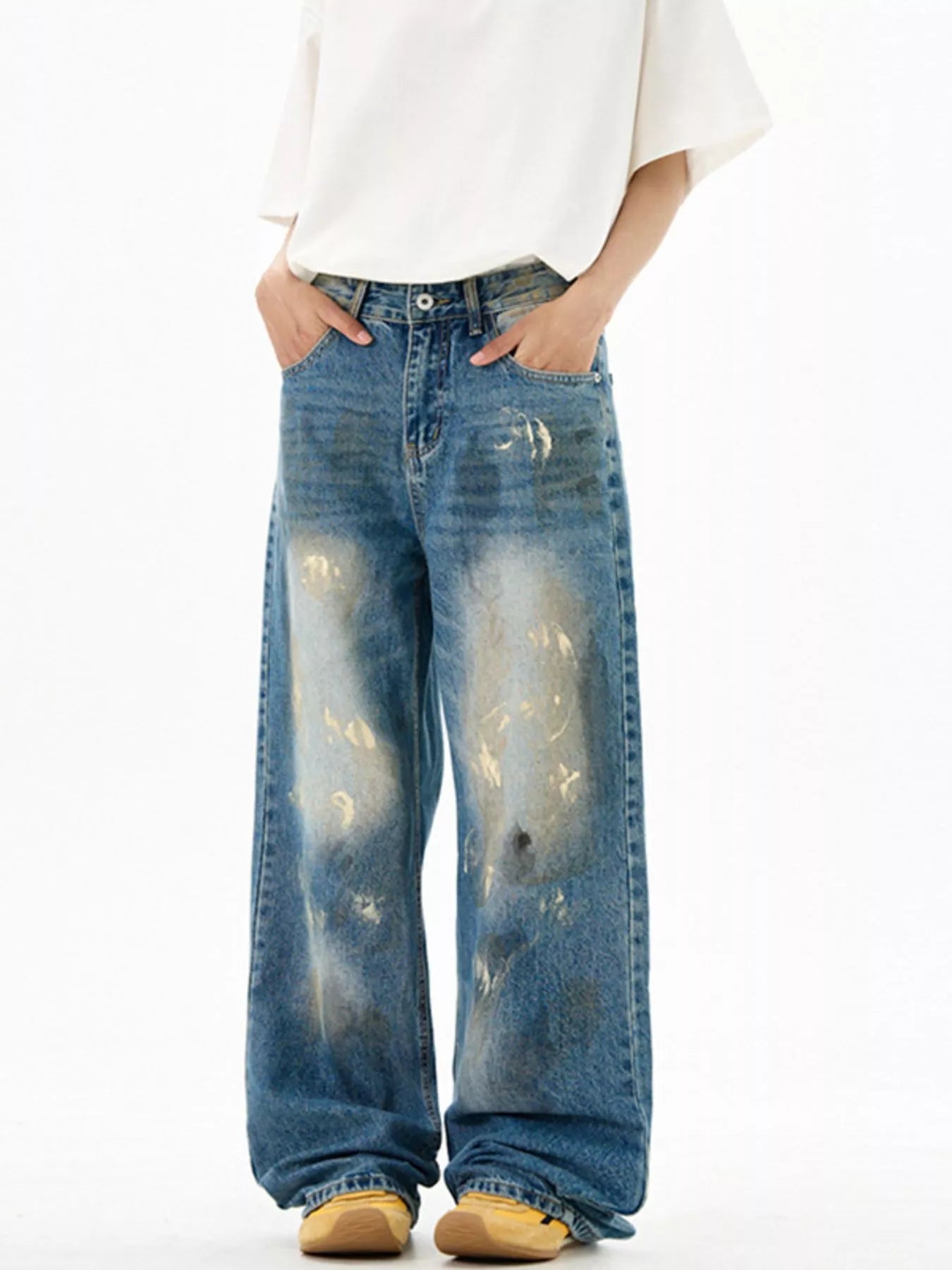 Men's Wide Leg Jeans