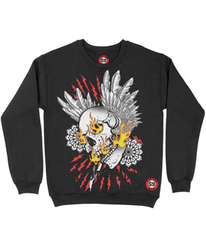 Men's sweatshirt design An angel Skull