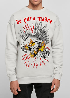 Men's sweatshirt design An angel Skull