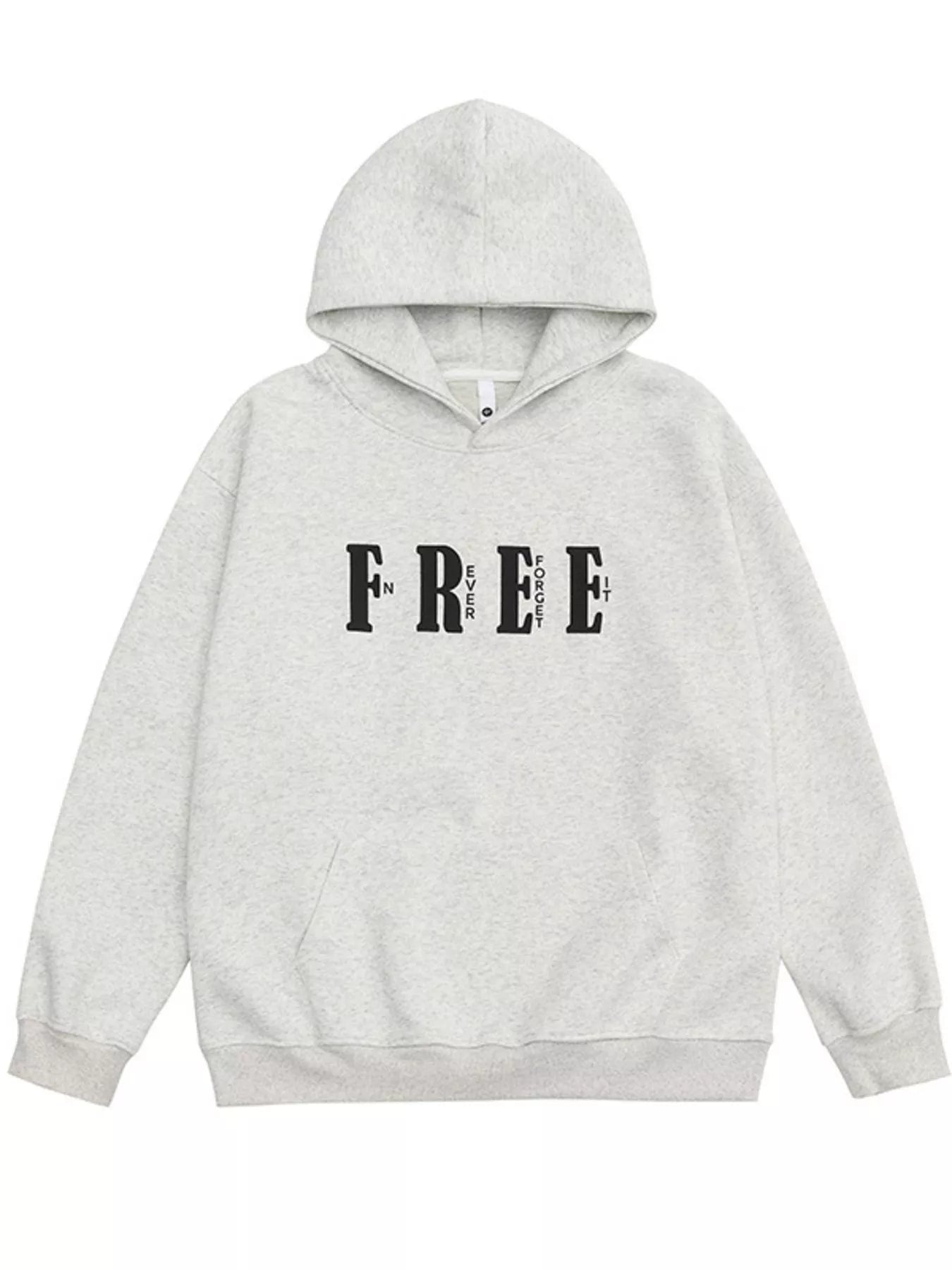 Men's Plus Size Drop Shoulder Kangaroo Pocket Hoodie