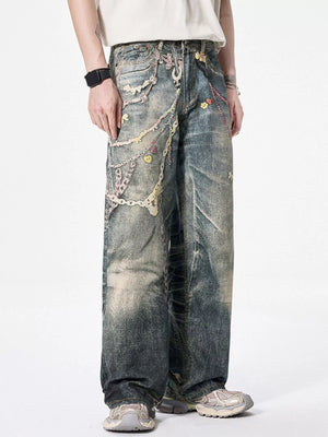 Men's Wide Leg Jeans