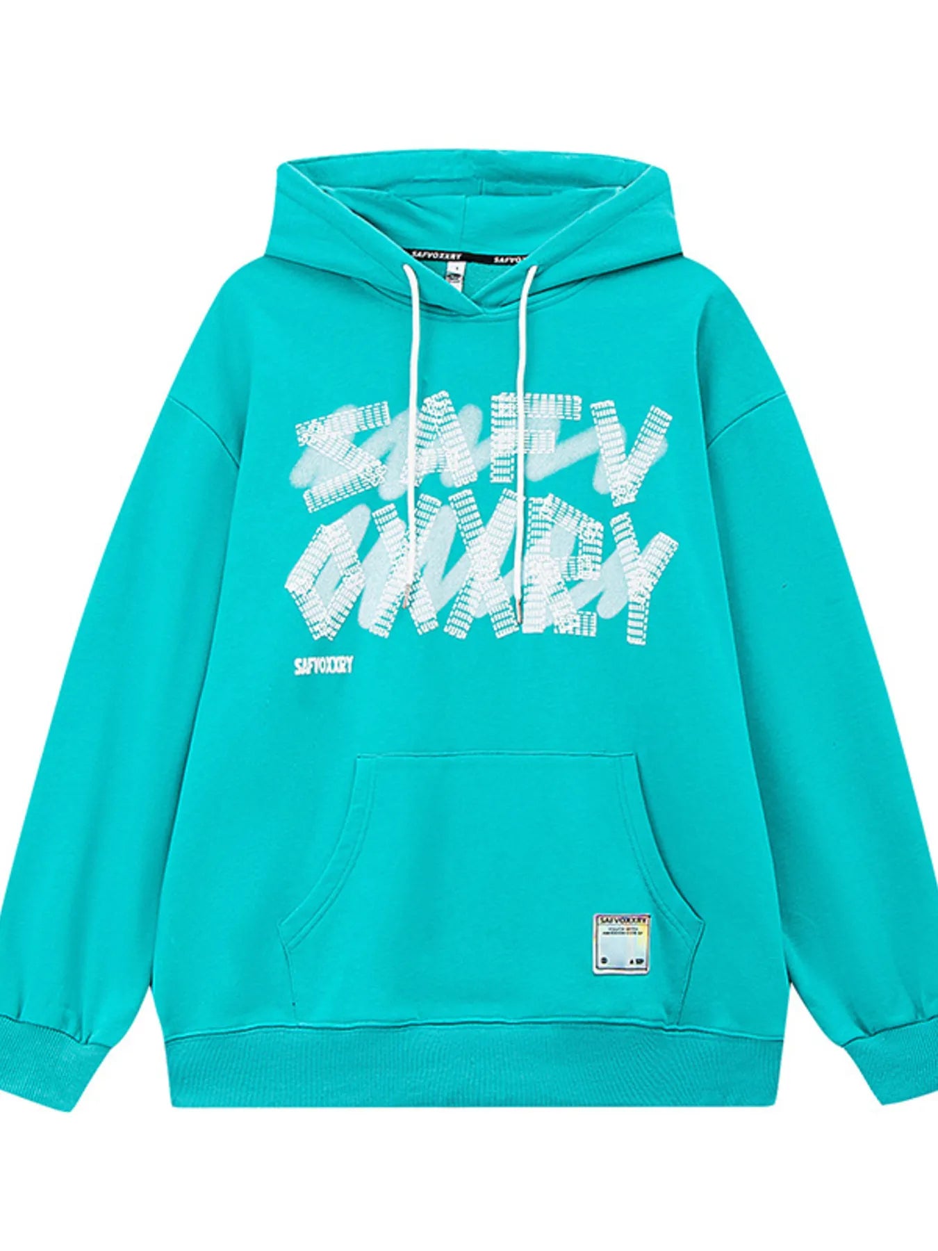 Men's Drawstring Letter Graphic Long Sleeve Hoodie