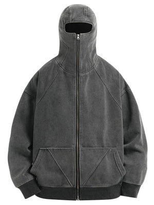 Men's Zip Up Long Sleeve Hoodie
