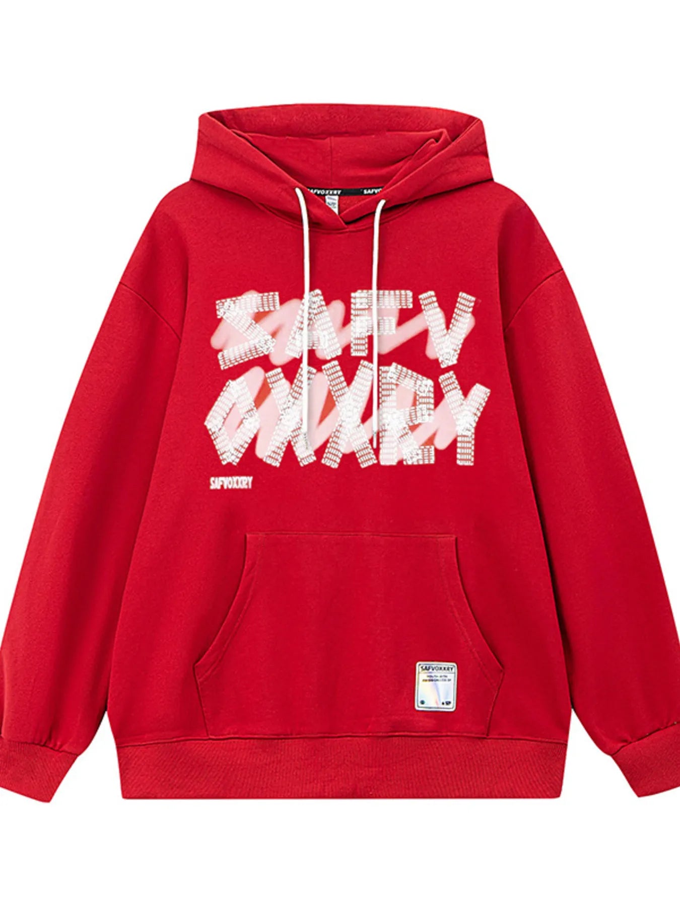 Men's Drawstring Letter Graphic Long Sleeve Hoodie