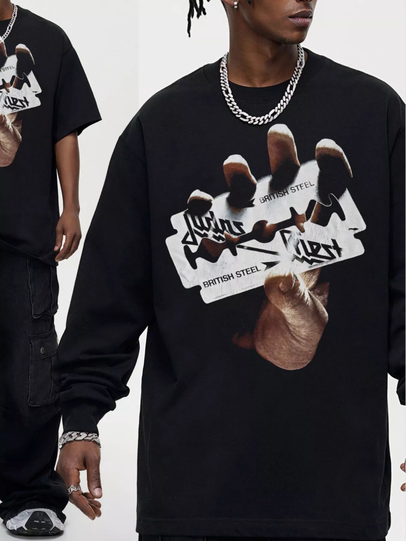 Men's Graphic Long Sleeve T-Shirt