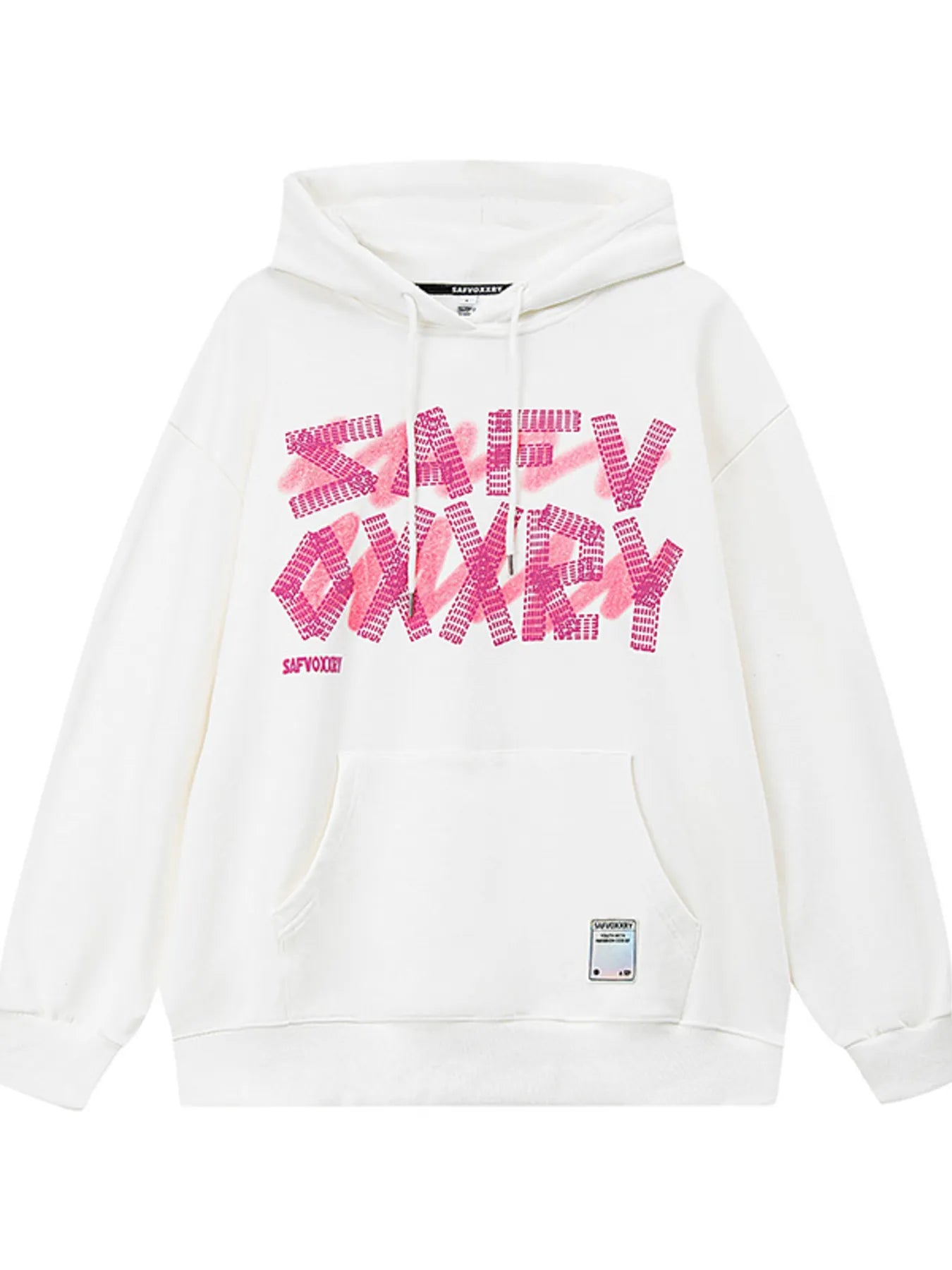 Men's Drawstring Letter Graphic Long Sleeve Hoodie