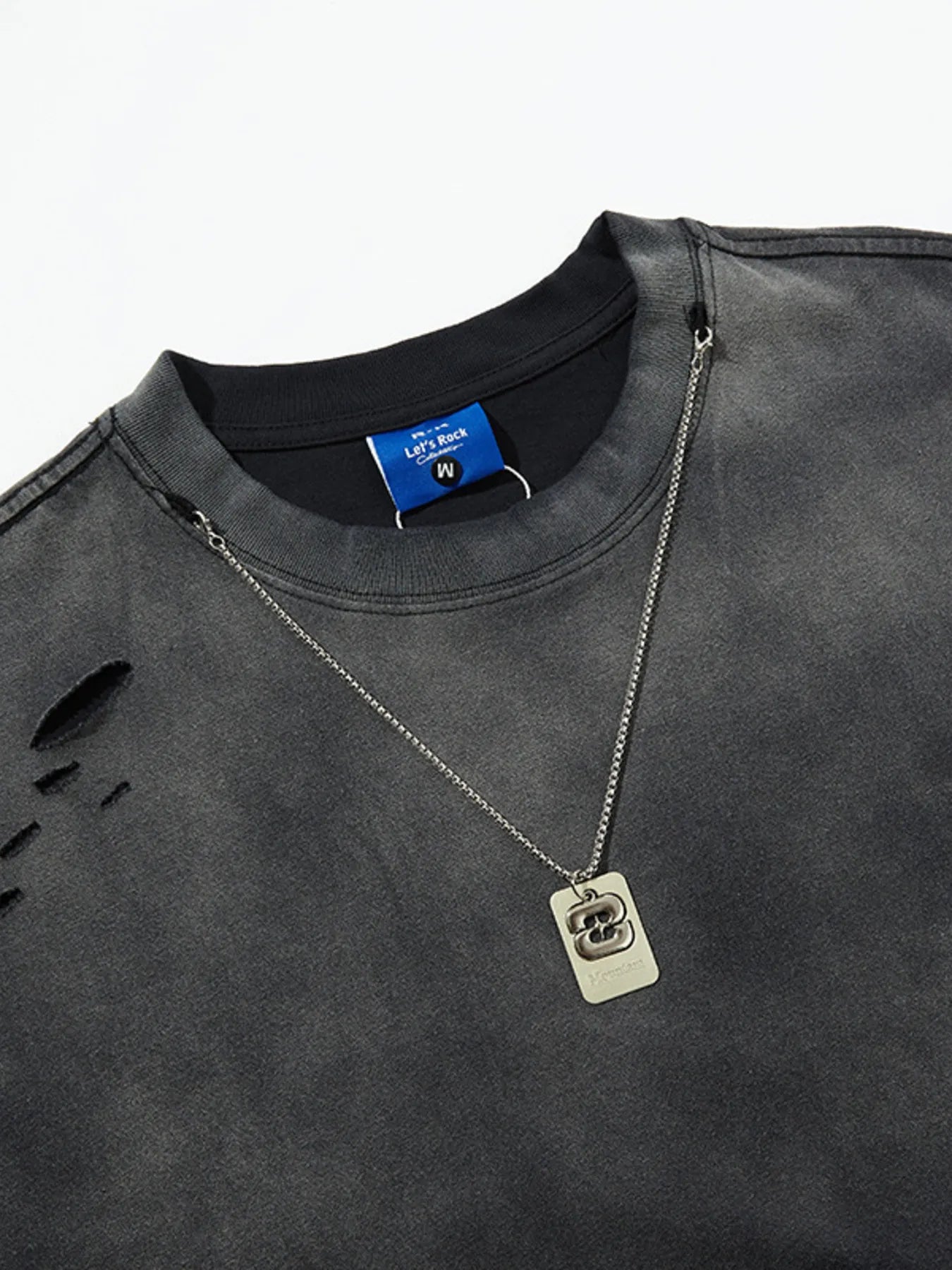 Men's Vintage Distressed Oversized T-Shirt