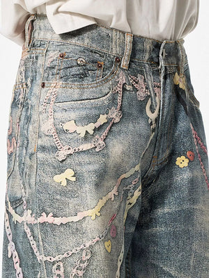 Men's Wide Leg Jeans