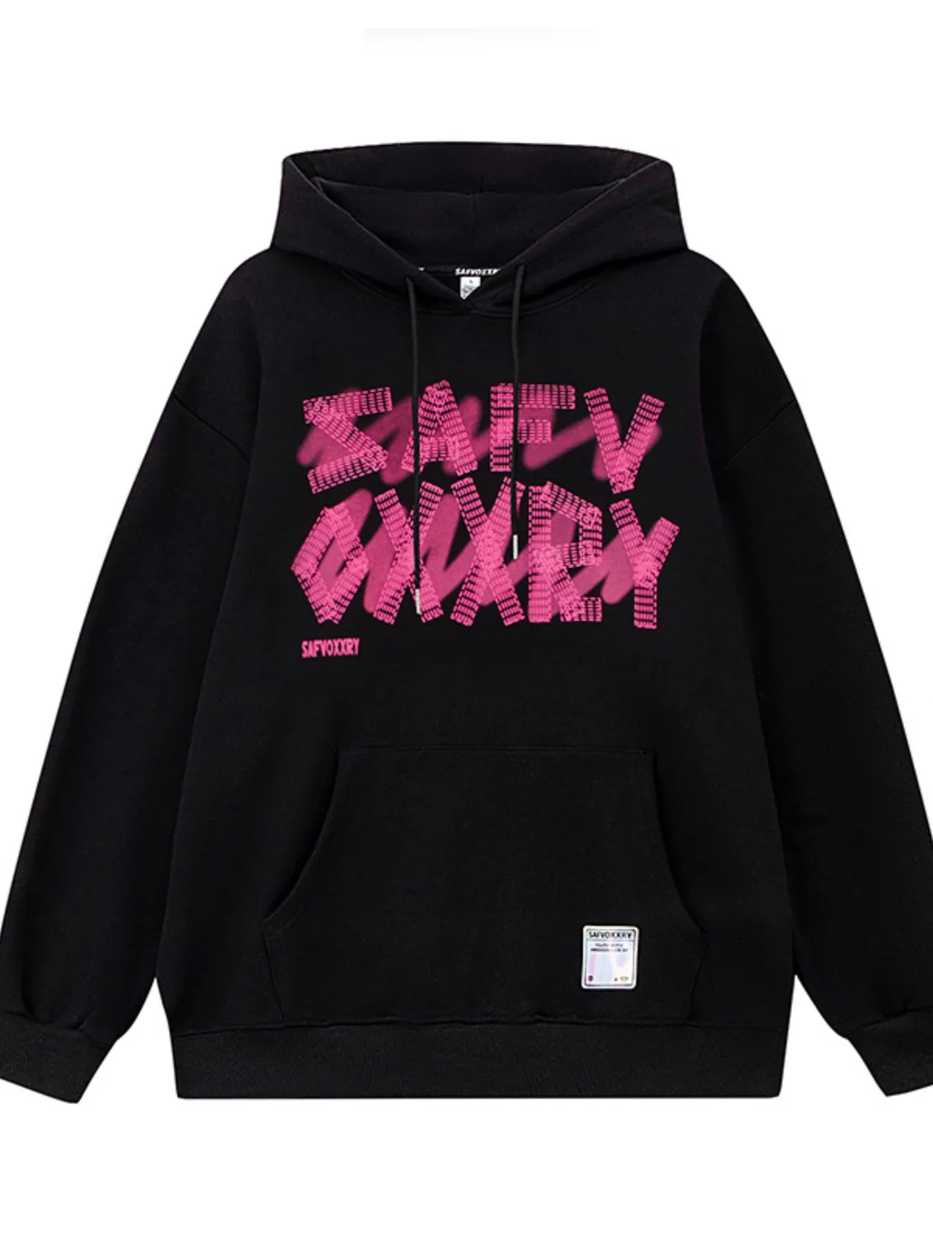 Men's Drawstring Letter Graphic Long Sleeve Hoodie