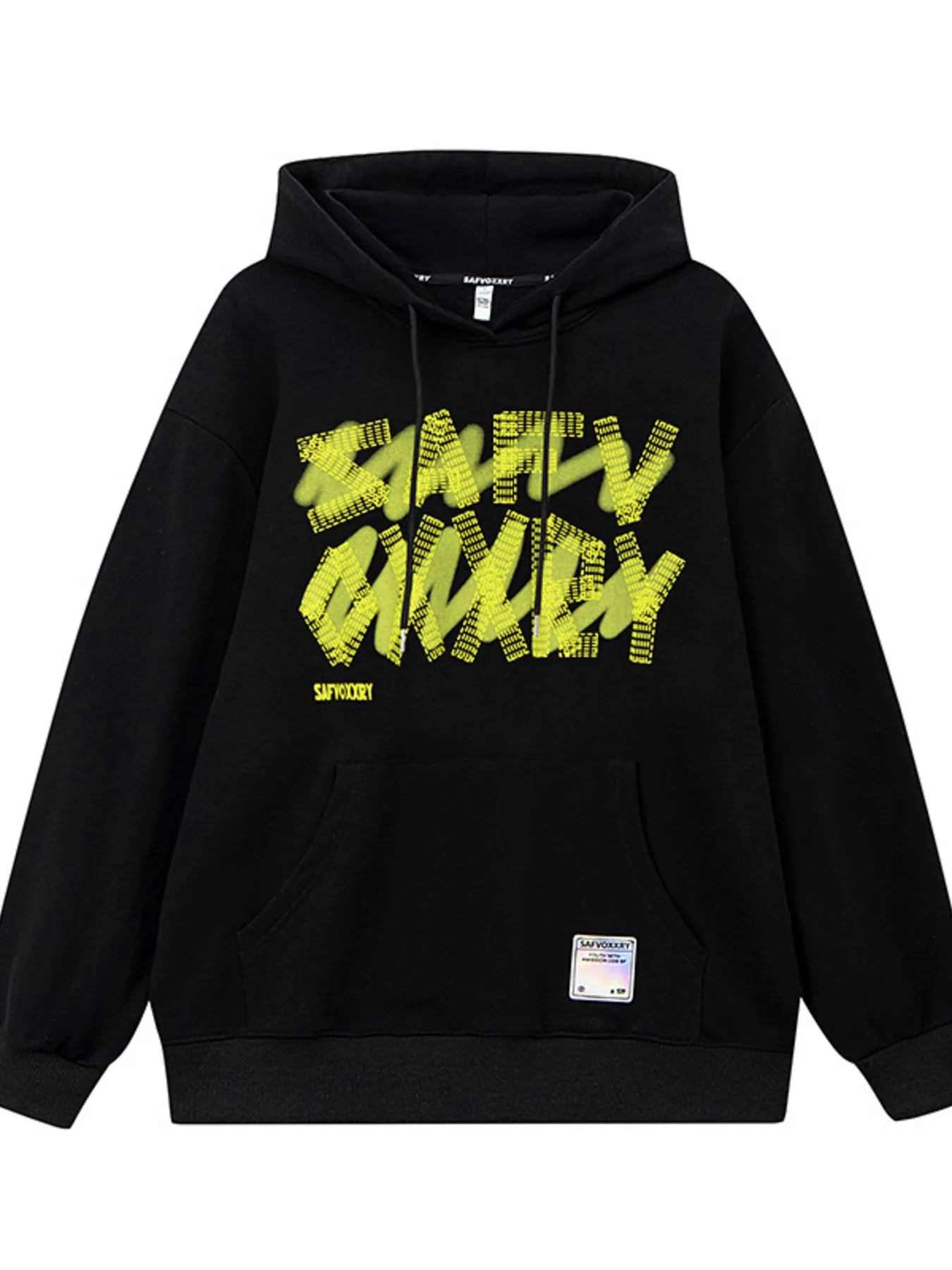 Men's Drawstring Letter Graphic Long Sleeve Hoodie