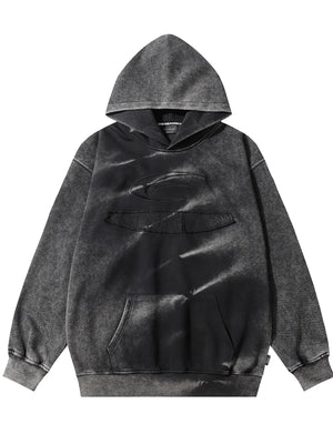 Men's Tie Dye Vintage Washed Oversized Hoodie