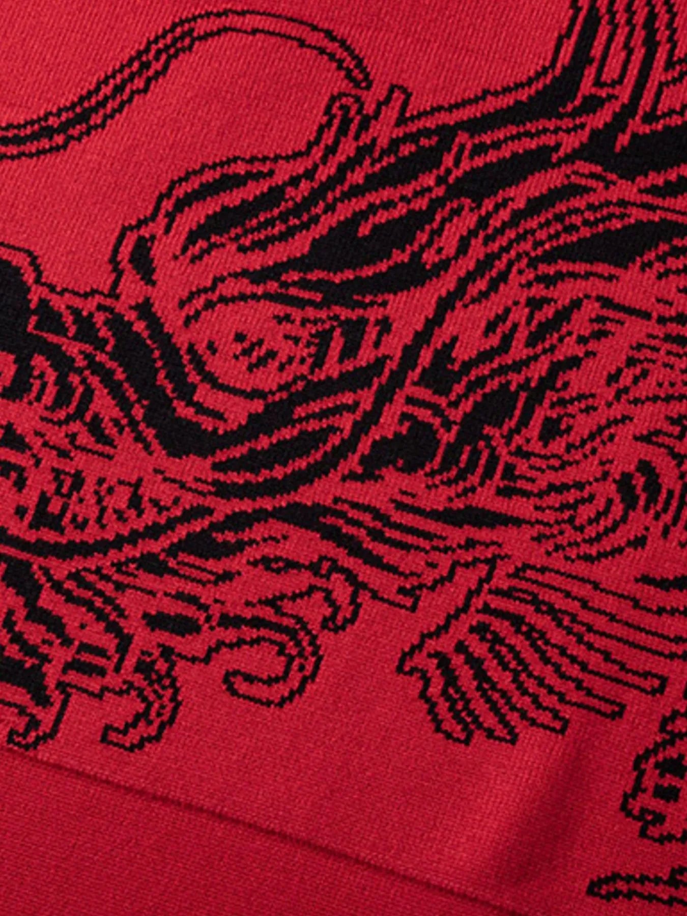 Men's Plus Size Dragon Round Neck Short Sleeve T-Shirt