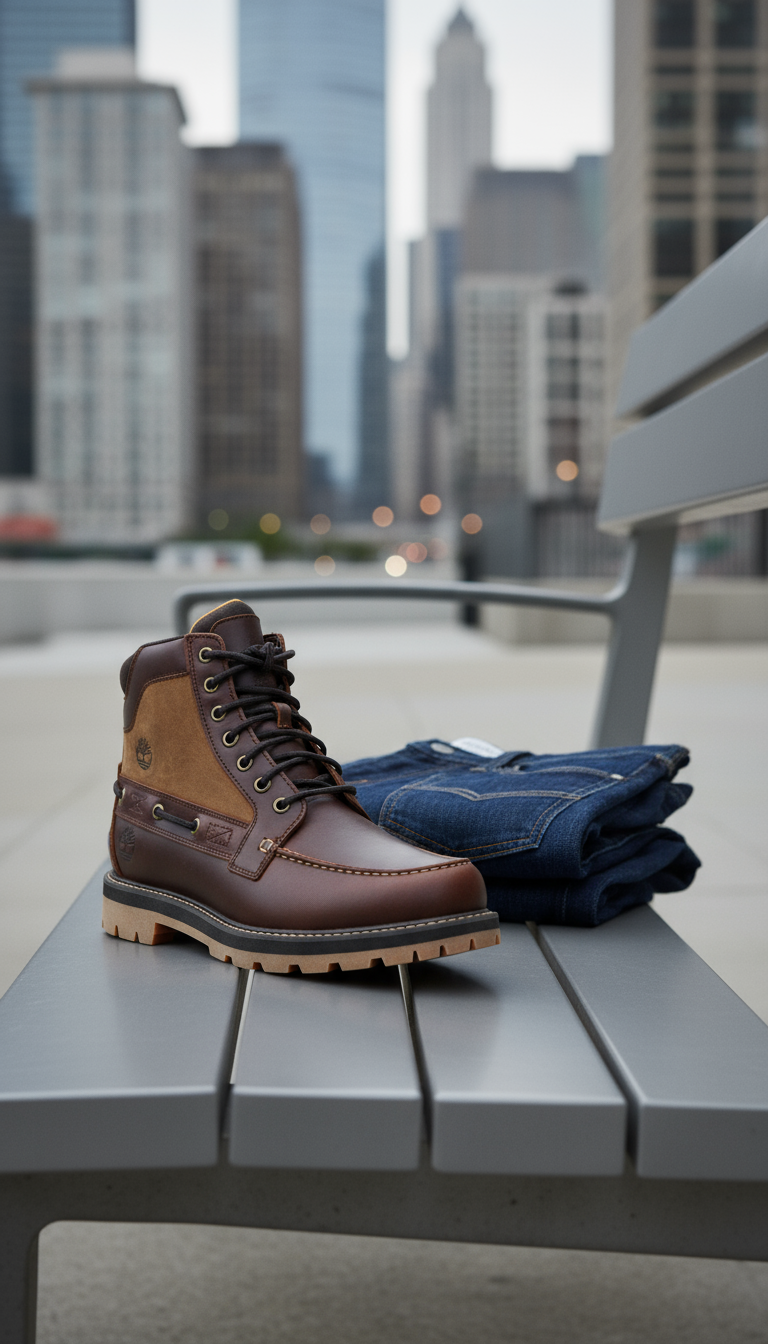 Timberland Field Moc-Toe Boots – Premium Leather Urban Streetwear Men’s Boots