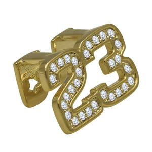 23 Symbol Hip Hop Iced Out Grillz – Bling Rapper Teeth Jewelry