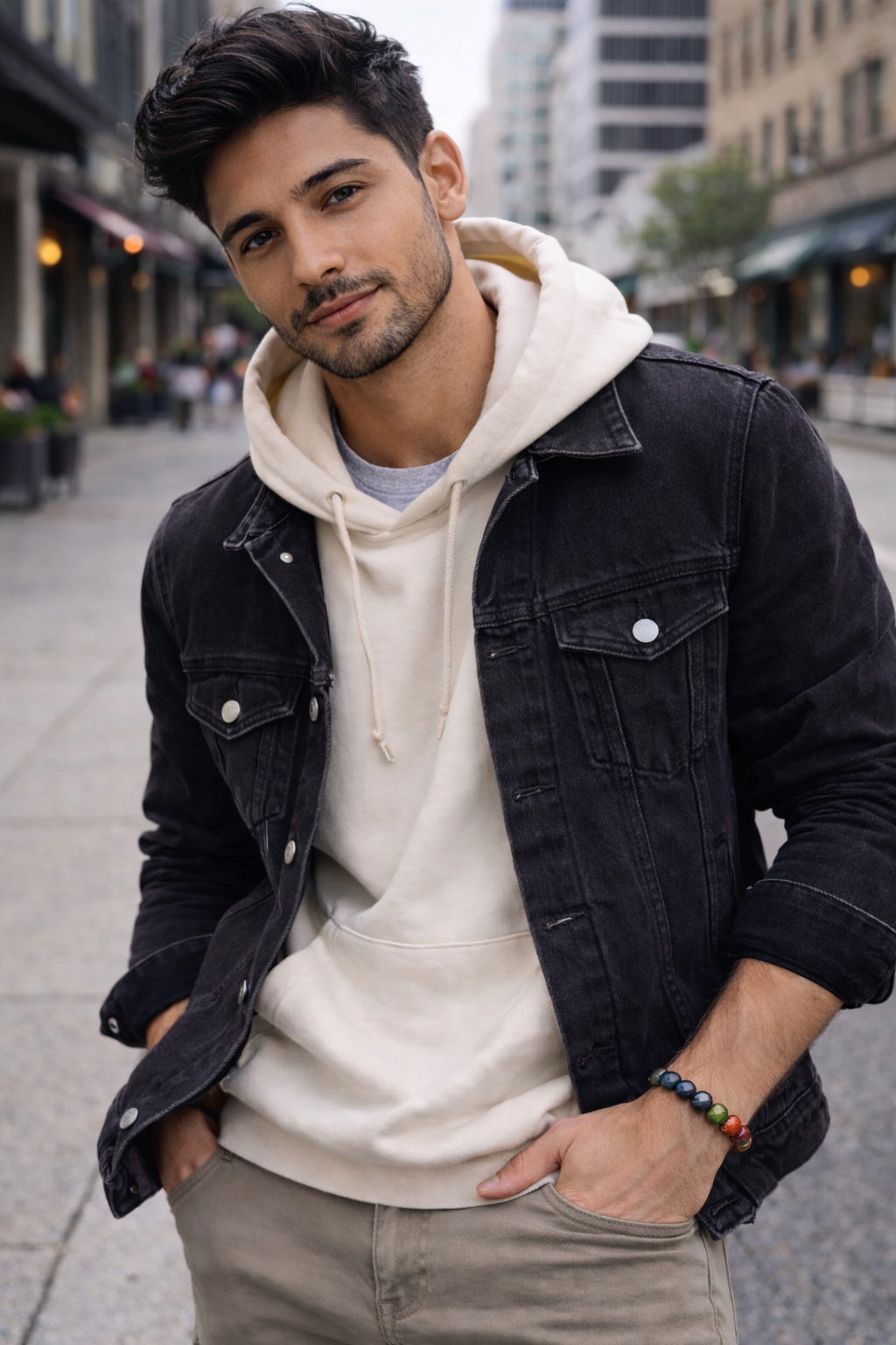 7 Chakra Lava Stone Healing Bracelet – Natural Gemstone Balance, Meditation & Energy Alignment Bracelet for Men & Women