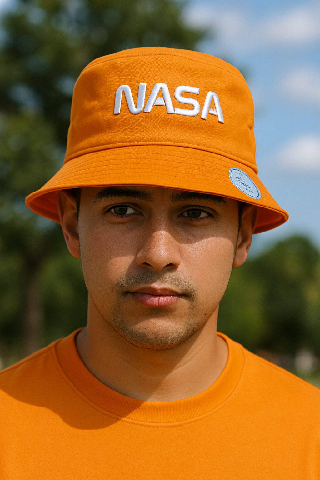 Rapid Dominance NASA Worm Logo Relaxed Bucket Hat