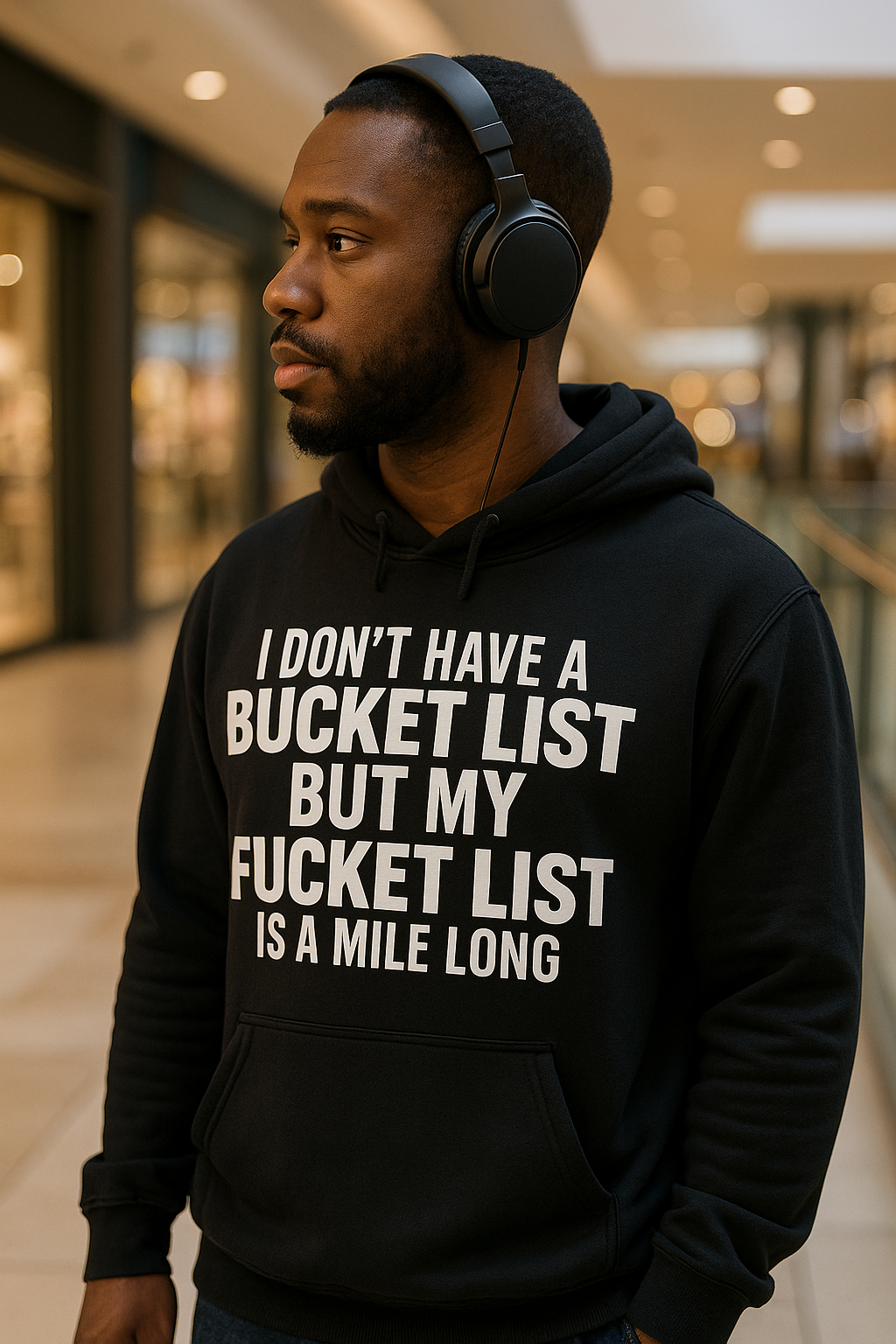 Funny Graphic Hoodie 
I Don't Have A Bucket List Hoodie