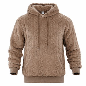 Luxury Streetwear Sherpa Hoodie – City Ready Winter Essential