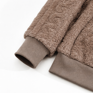 Luxury Streetwear Sherpa Hoodie – City Ready Winter Essential