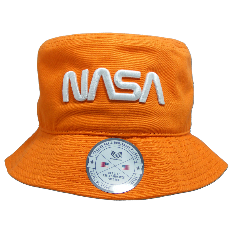 Rapid Dominance NASA Worm Logo Relaxed Bucket Hat