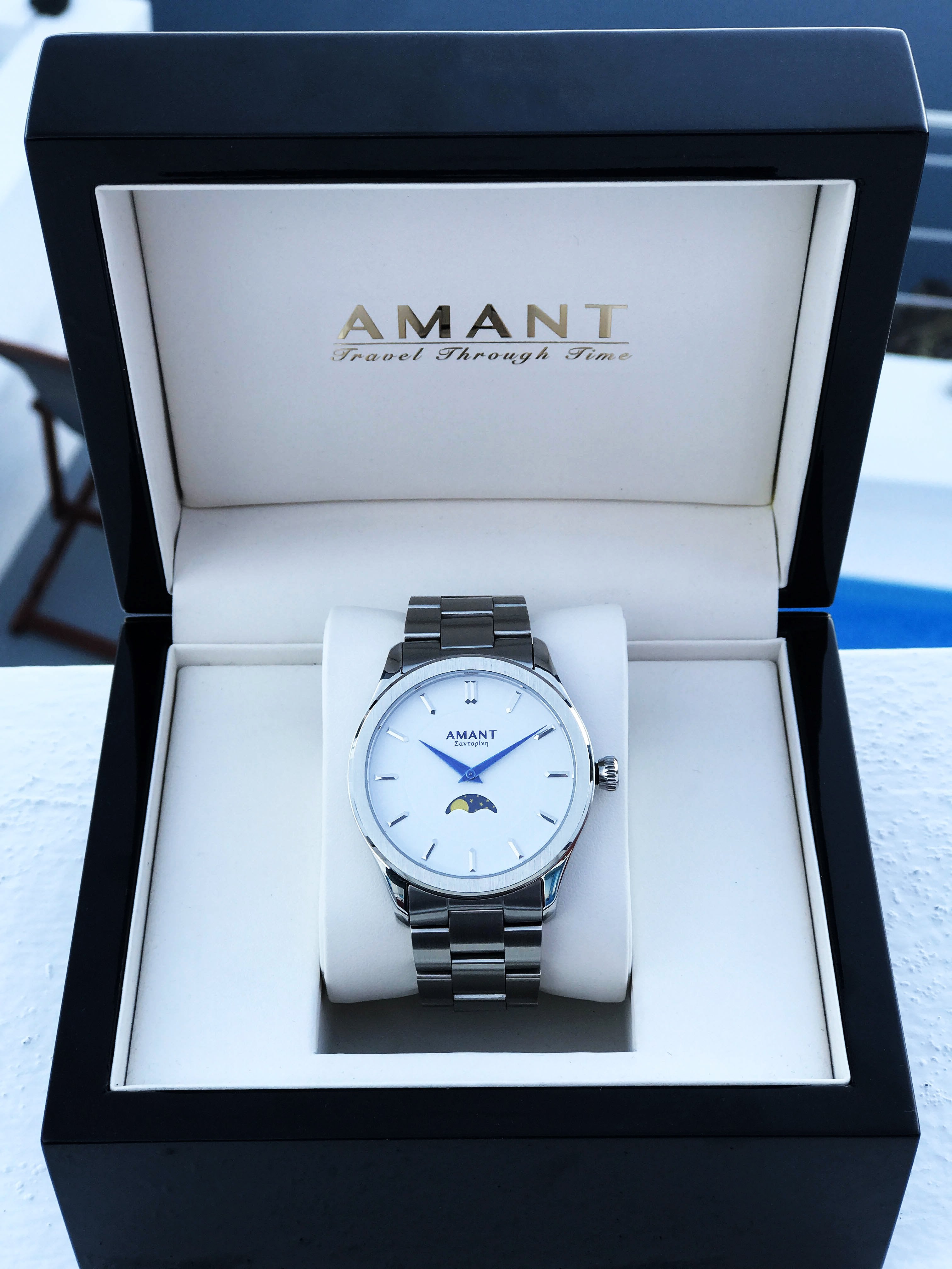 Santorini Moon Phase Watch