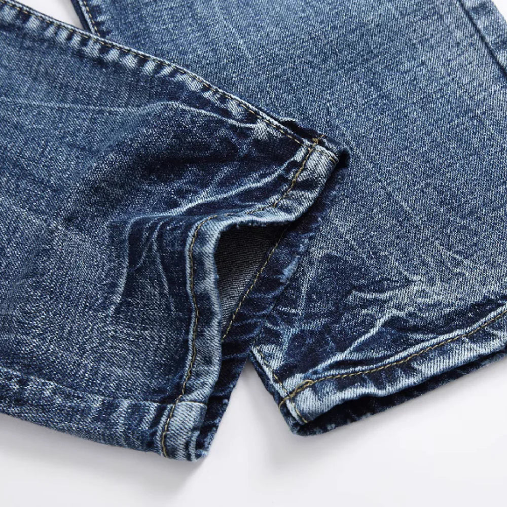 Stone Washed Ripped Skinny Jeans