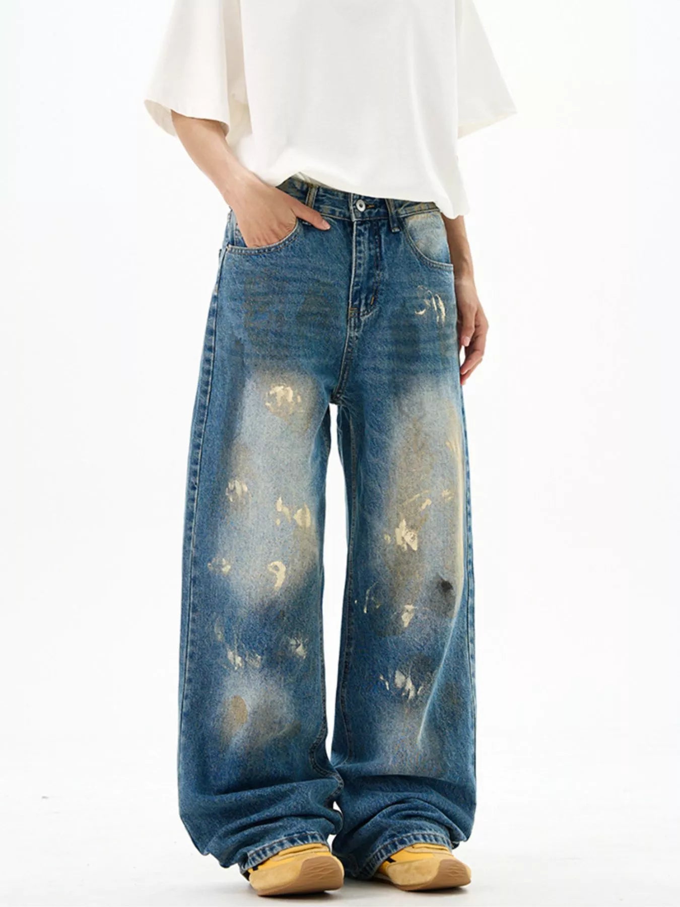 Men's Wide Leg Jeans
