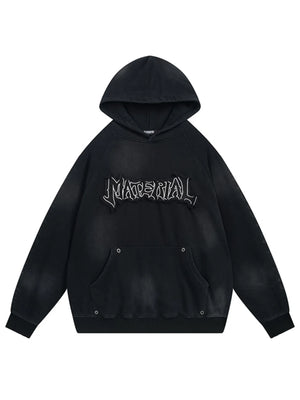 Men's Letter Graphic Long Sleeve Oversized Hoodie
