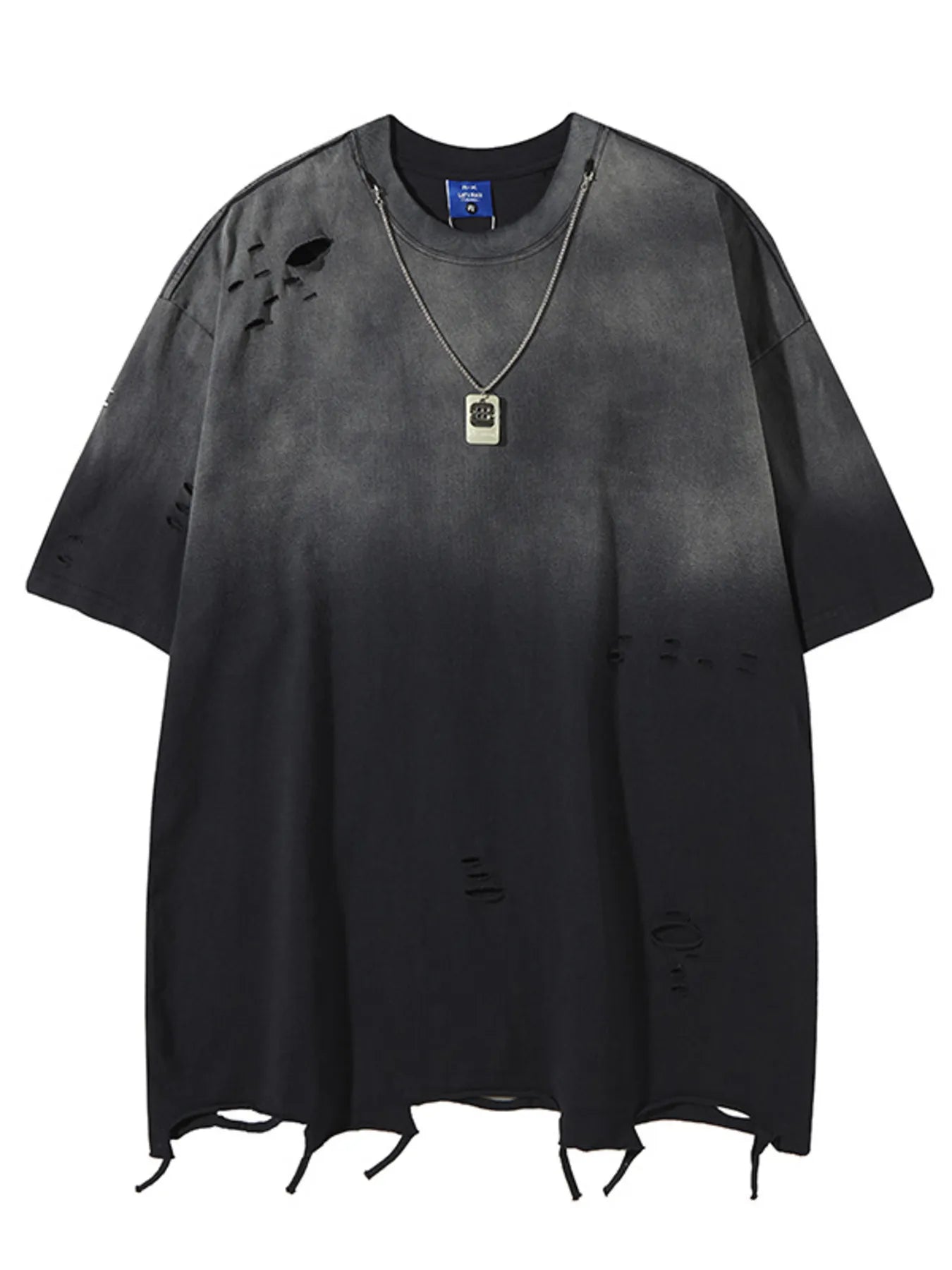 Men's Vintage Distressed Oversized T-Shirt