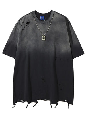 Men's Vintage Distressed Oversized T-Shirt