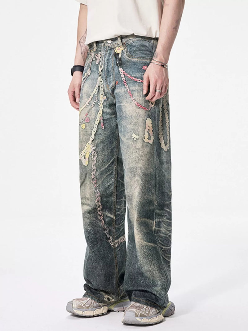 Men's Wide Leg Jeans