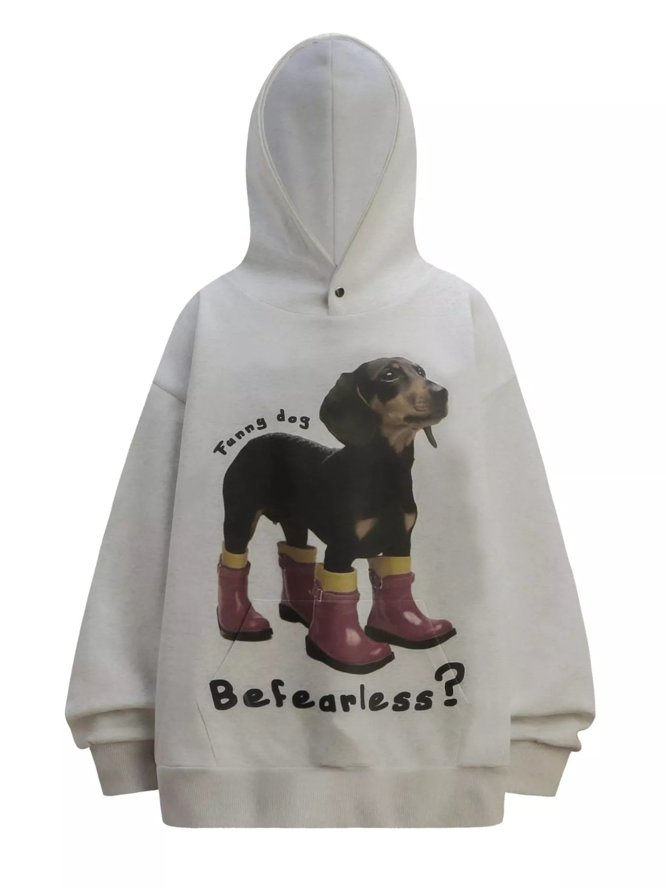 Men's Dog Graphic Long Sleeve Hoodie