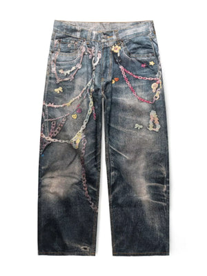 Men's Wide Leg Jeans