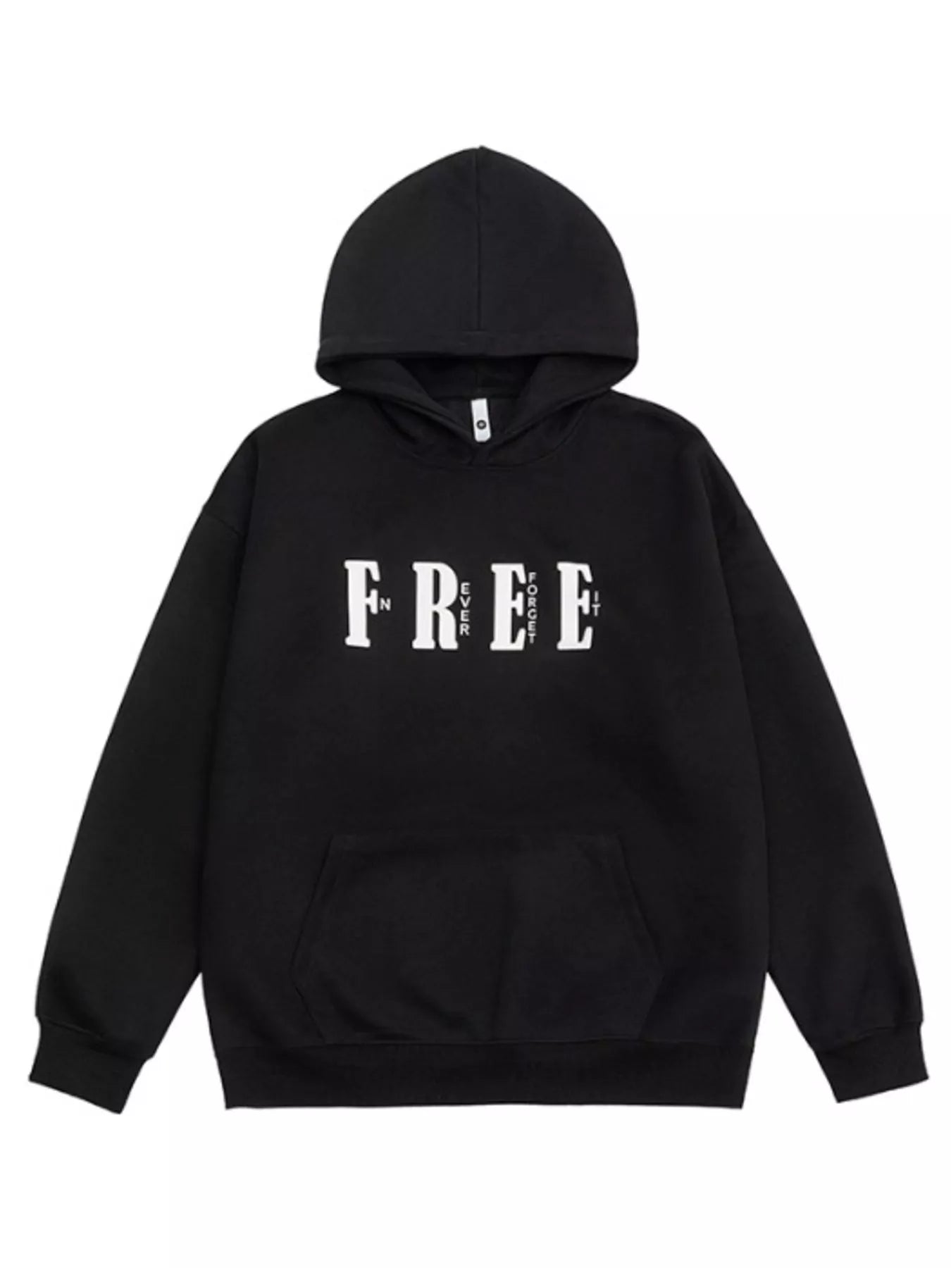 Men's Plus Size Drop Shoulder Kangaroo Pocket Hoodie