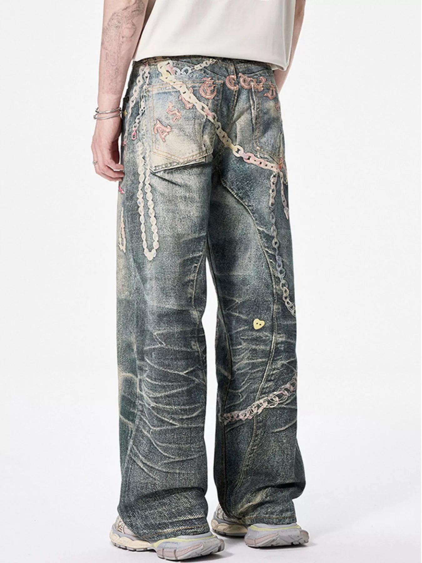 Men's Wide Leg Jeans
